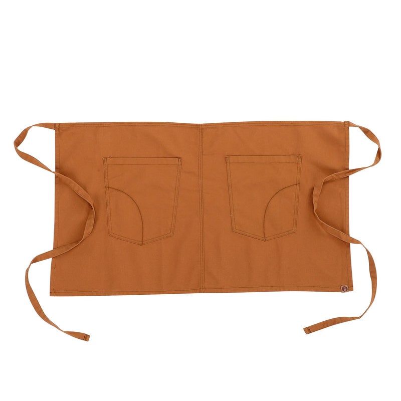 Chef Works Unisex Rockford Half Bistro Apron, Nutmeg, One Size - Image 5